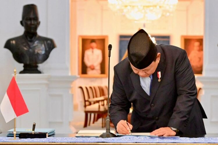 Presiden Prabowo Subianto Meresmikan BPI Danantara.