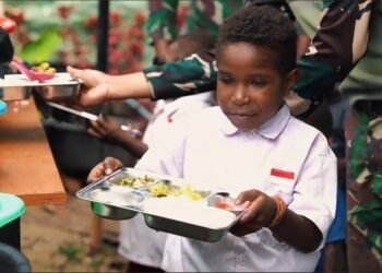 Masyarakat Papua Menyambut Baik Program Makan Bergizi Gratis (MBG) Yang Diselenggarakan Pemerintah