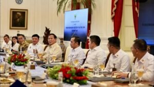 Rapat Kabinet Pemerintahan Prabowo di Istana Merdeka. [Foto : Instagram]
