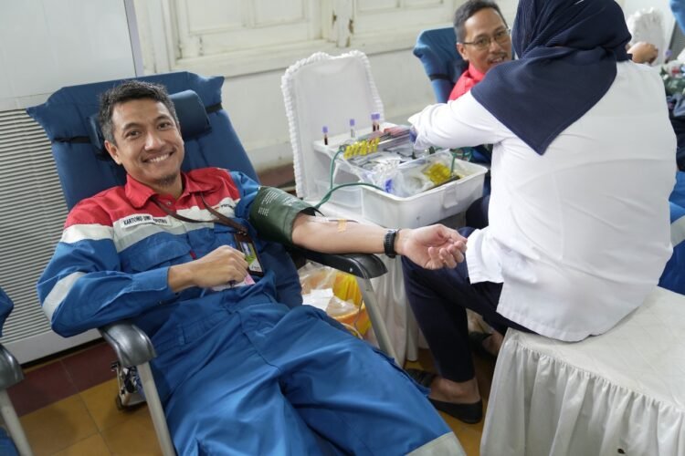 Peringati Bulan K3 dan Peduli Kemanusiaan, Pekerja Pertamina Plaju Donorkan 315 Kantong Darah