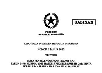 Pemerintah Terbitkan Keppres Tentang Ibadah Haji 1446 Hijriah