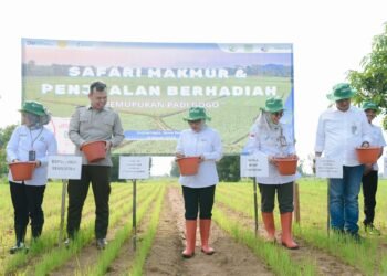 Pupuk Indonesia Ajak Petani Indramayu Wujudkan Swasembada Pangan Melalui Pemupukan Berimbang & Tanam Padi di Lahan Kering