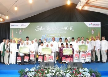 Berbagi Kebahagiaan di Bulan Suci Ramadhan 1446 H, PGN Beri Santunan CSR 10.541 Anak Yatim