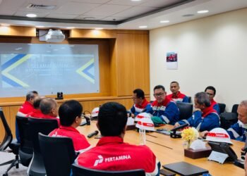 Komisaris Utama PT Pertamina EP Cepu (PEPC) Tinjau Langsung Operasional Lapangan Gas Jambaran Tiung Biru