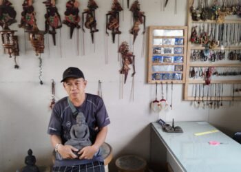 Perajin Patung Relief Kawasan Gasblock PGN Karangrejo Cuan Dua Kali Lipat di Suadesa Festival 2025