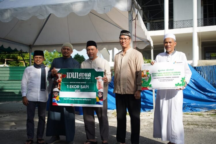 Maknai Iduladha, Pekerja Kilang Pertamina Internasional Semangat Tebar Lebih dari 600 Hewan Kurban