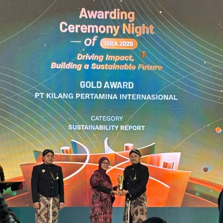 Rajut Cerita Keberlanjutan, Laporan Keberlanjutan Kilang Pertamina Internasional Raih Penghargaan