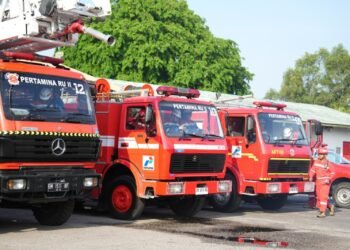 Dukung Upaya Pemadaman Karhutla di Rohil, Kilang Pertamina Dumai Terjunkan Tim Pemadam dan Inovasi Nozzle Gambut