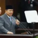 Pidato Perdana di MPR, Prabowo Ajak Semua Pihak Sejahterakan Rakyat