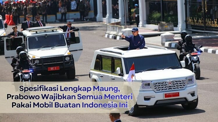 Spesifikasi Lengkap Maung, Prabowo Wajibkan Semua Menteri Pakai Mobil Buatan Indonesia Ini