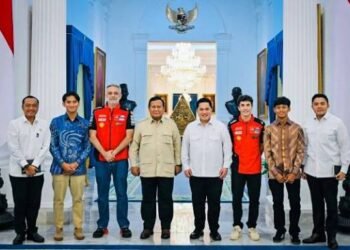 Prabowo Dorong Mario Aji dan Veda Ega Tembus MotoGP