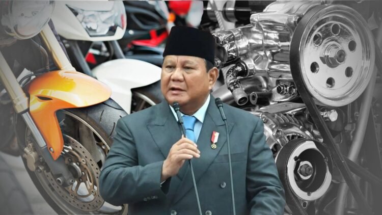 Prabowo Dorong Produksi Motor Nasional dan Transformasi Becak.