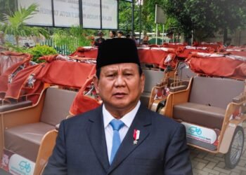 Prabowo Wujudkan 2.303 Becak Listrik untuk Lansia dengan Dana Pribadi
