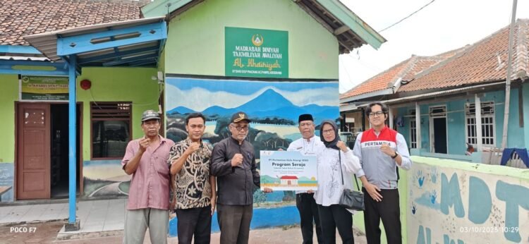Dukung Pemerataan Pendidikan, PHE OSES Renovasi Madrasah di Pulau Panjang