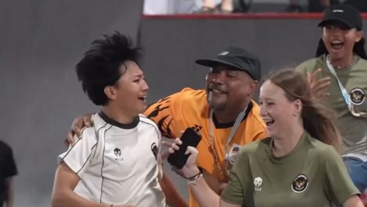 Basral Graito, Bintang Muda Skateboard, Emas Dramatis untuk Indonesia di SEA Games 2025