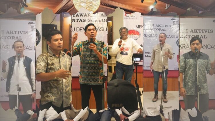 Aktivis Lintas Sektoral Gaungkan Gagasan Kembalikan Arah Politik Indonesia ke Demokrasi Pancasila