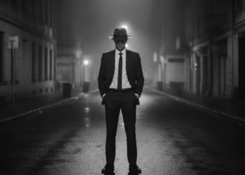 Kumpulan Prompt Gemini AI Edit Foto Noir Detektif Style Klasik, Tampilkan Kesan Misterius