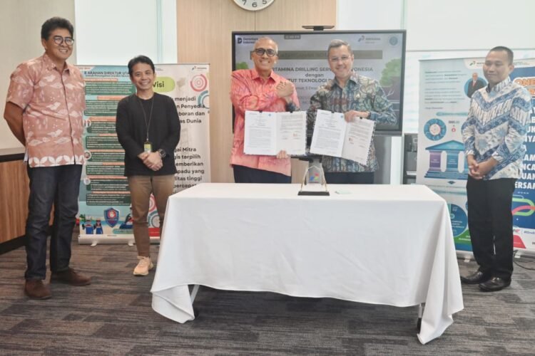 Pertamina Drilling dan ITB Tandatangani MoU untuk Perkuat Riset dan Pengembangan SDM Migas Nasional