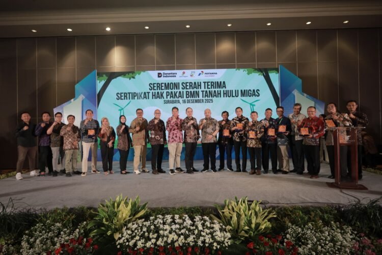 Pemerintah Serahkan 80 Sertipikat Hak Pakai Lahan kepada Subholding Upstream Pertamina Group, Perkuat Kepastian Hukum Aset Hulu Migas