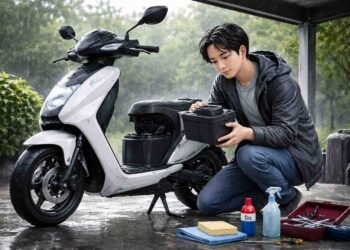 Musim Hujan Tiba, Ini Dia Tips Merawat Motor Listrik Agar Tidak Cepat Rusak