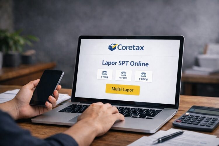 Baru 25 Persen Wajib Pajak Lapor SPT, Begini Cara Mudah Lapor Pajak Lewat Coretax