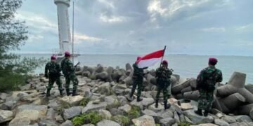 TNI AL Kerahkan Pasukan Marinir Patroli Pulau Nipa, Jaga Ketat Perbatasan RI–Singapura
