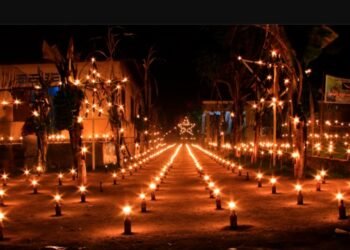 Pesona Jutaan Pelita di Penghujung Ramadhan di Gorontalo