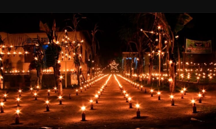 Pesona Jutaan Pelita di Penghujung Ramadhan di Gorontalo