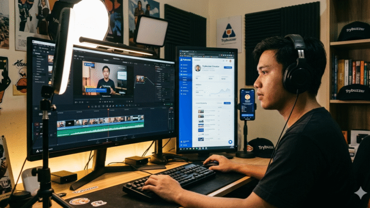 Cara Cepat Membuat Konten di TryBuzzer