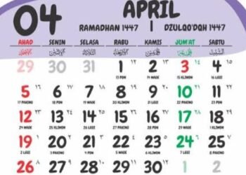 Persiapkan Rencana Liburanmu! Berikut Daftar Tanggal Merah April 2026