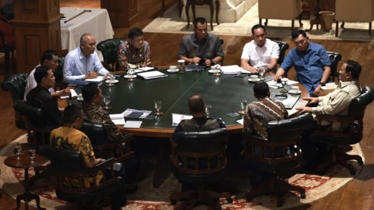 Rapat di Hambalang, 5 Agenda Penting yang Dibahas Prabowo