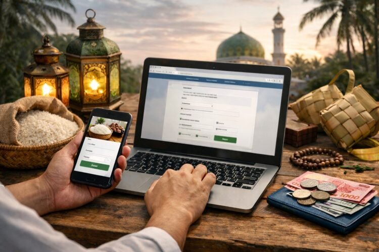 Cara Membayar Zakat Fitrah Secara Online, Praktis dan Mudah Dilakukan