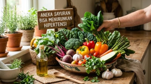 Deretan Sayuran yang Bisa Menurunkan Tekanan Darah Tinggi