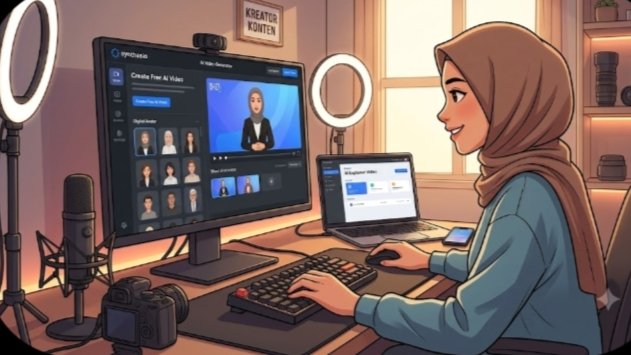 Rekomendasi 4 Platform Gratis Bantu Bikin Video AI Berkualitas Beserta Prompt dan Caranya