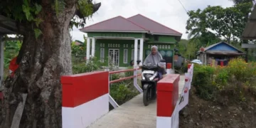 Jembatan Garuda di Paya Besar Rampung Dibangun, Sinergi TNI dan Masyarakat Perkuat Akses Desa