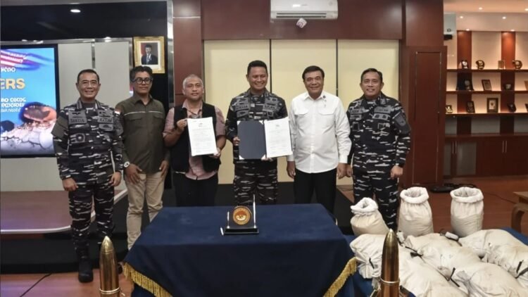 TNI AL Berhasil Gagalkan Penyelundupan 16 Ton Pasir Timah Ilegal di PIK 2