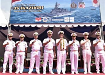 TNI AL Perkuat Hubungan Militer dengan Angkatan Laut Jepang di Tanjung Priok