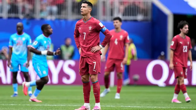 Penampilan Cristiano Ronaldo Jadi Sorotan Usai Portugal Ditahan Kongo di Piala Dunia 2026