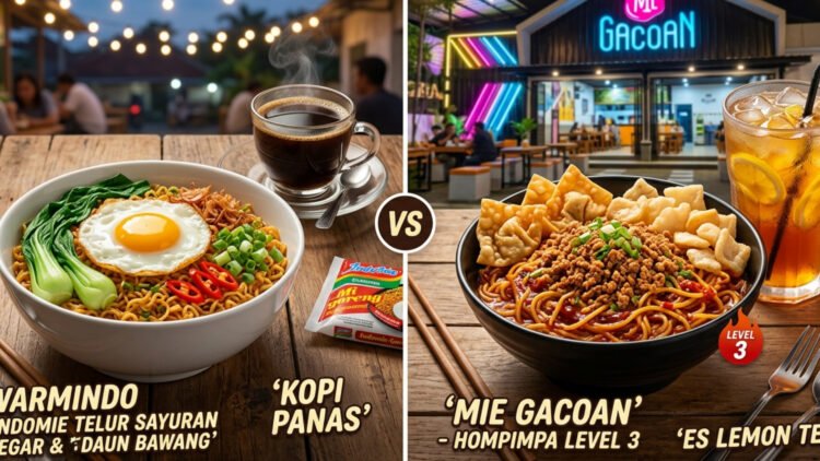 Mie Gacon vs Warmindo: Benarkah Gen Z Lebih Mementingkan Tempat daripada Rasa?