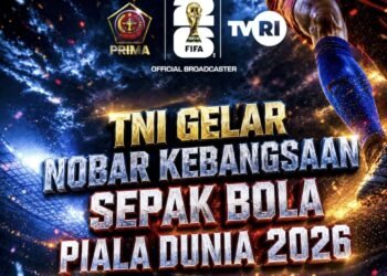 TNI Gelar Nobar Piala Dunia 2026, Perkuat Kebersamaan dengan Masyarakat