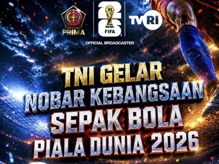 TNI Gelar Nobar Piala Dunia 2026, Perkuat Kebersamaan dengan Masyarakat