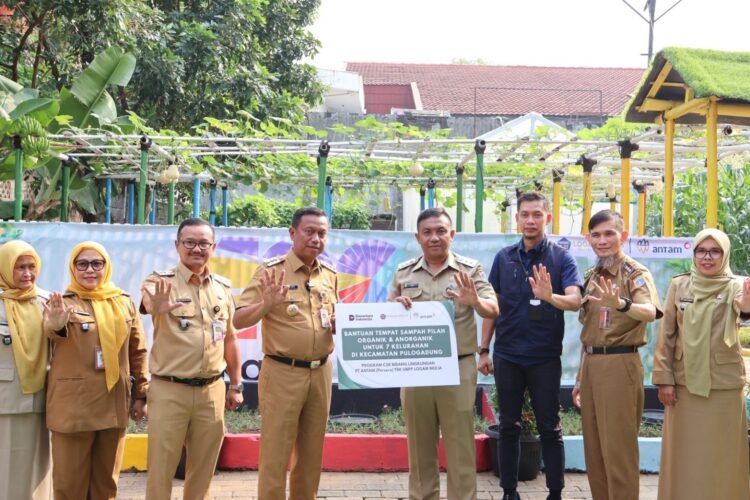 PT ANTAM kolaborasi dengan Pemkot Jakarta Timur Resmikan Bank Sampah Pintar Kemilau di Pulo Gadung