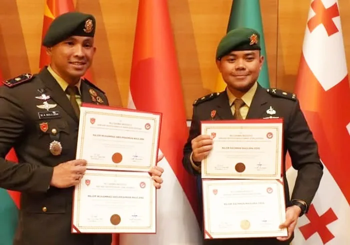 Dua Perwira TNI AD Tuntaskan Pendidikan Militer Elite, Diwisuda Langsung oleh Presiden Erdogan di Turki