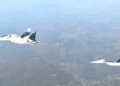 TNI AU Kerahkan Dua Sukhoi Kawal Kedatangan Presiden Belarus