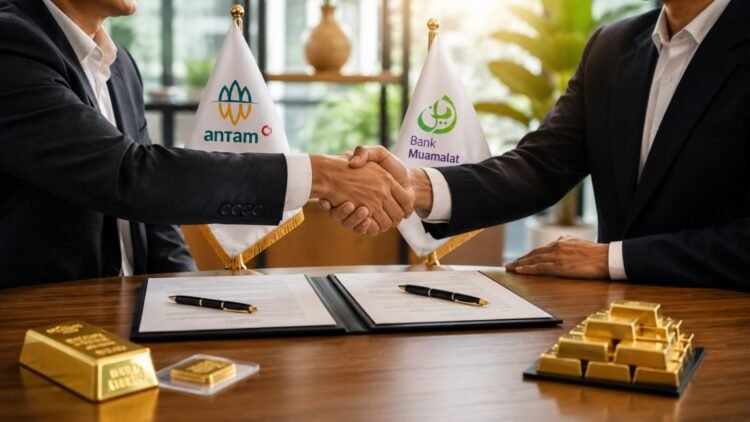 Kolaborasi ANTAM dan Bank Muamalat Perkuat Distribusi Logam Mulia dan Investasi Syariah