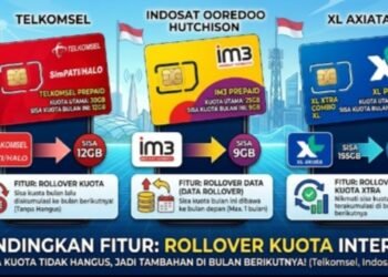 Daftar Provider Kartu dengan Fitur Rollover Kuota Internet dan Cara Aktivasinya