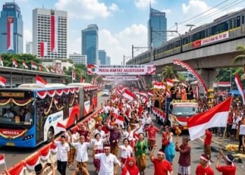 Kado HUT RI 17 Agustus untuk Masyarakat, Ada Tarif Transportasi Rp 1 hingga Pesta Rakyat