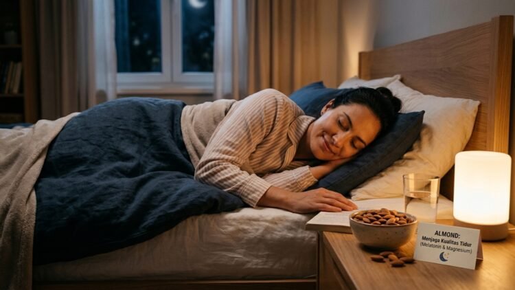 5 Fakta Menarik Seputar Almond yang Sering Dikaitkan dengan Kualitas Tidur