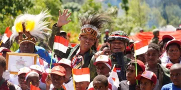 TNI Resmikan Hitadipa sebagai Kampung Papua Damai Pertama di Bumi Cenderawasih
