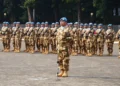 175 Prajurit TNI Rampungkan Misi Perdamaian PBB di Kongo, Terima Satyalancana Santi Dharma